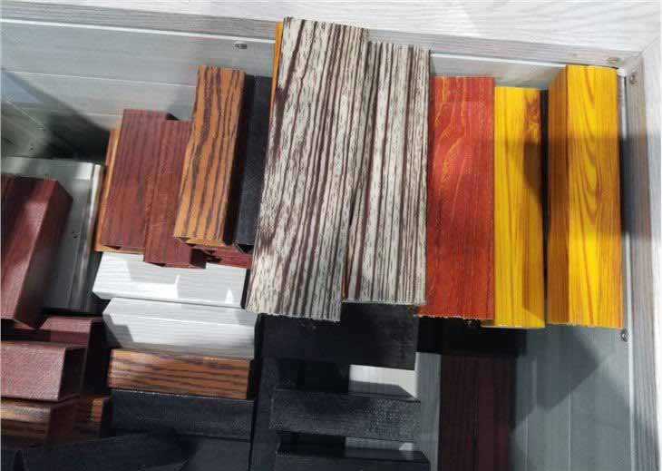 FRP pultruded profile  fiberglass wood grain