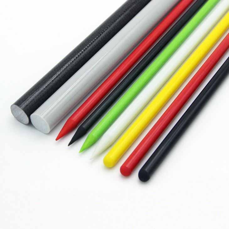 Pultruded Fiberglass FRP Rods Solid Flag Poles