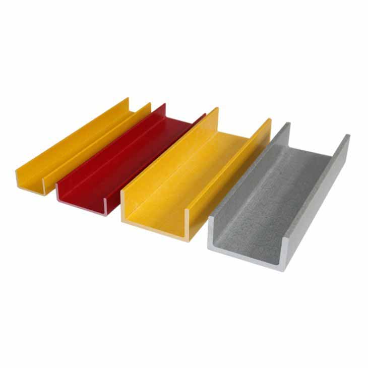 Pultruded Structural Fiberglass C Channels